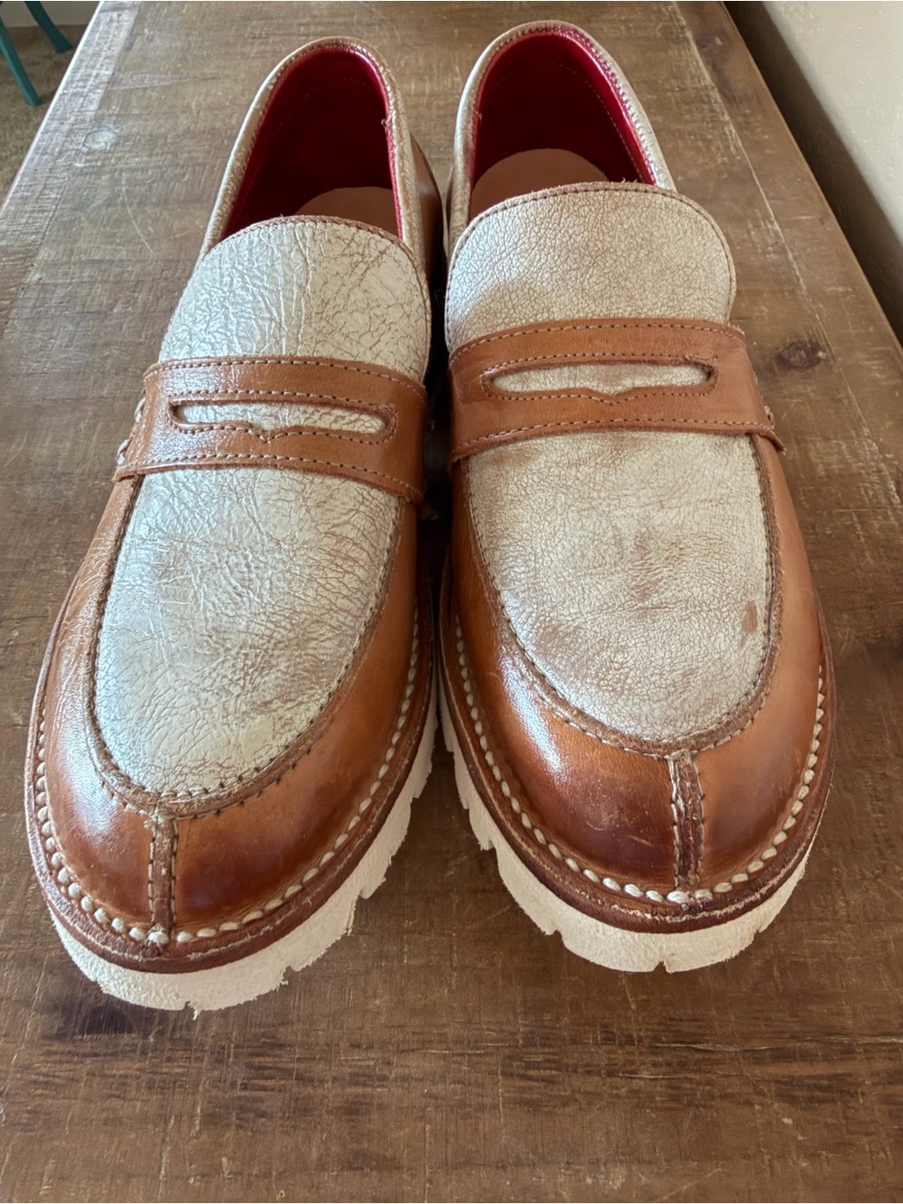 Bed Stu Reina III Tan Rustic NectarLux Leather Loafers - Picture 7 of 15